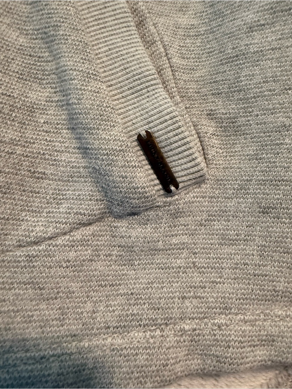 Lucky Brand | Gray Zip-Up Hoodie Sweatshirt Size Medium - Picture 4 of 6